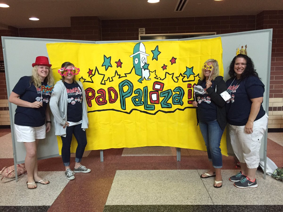 Ready for Day 2! <a href="/iPadpaloozaIN/">iPadpaloozaIN</a> <a href="/Lakeside_Lions/">Lakeside Elementary</a> @KinderMac25 @MollyMattax #iplzain16 #inelearn #kindergarten