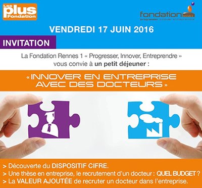 FondUnivRennes's tweet photo. Entreprises : pour en savoir + sur #Recrutement docteurs &amp; dispositif CIFRE ► rdv 17/06 ► https://t.co/slRh90zFTN https://t.co/5gCgRuc9Xo