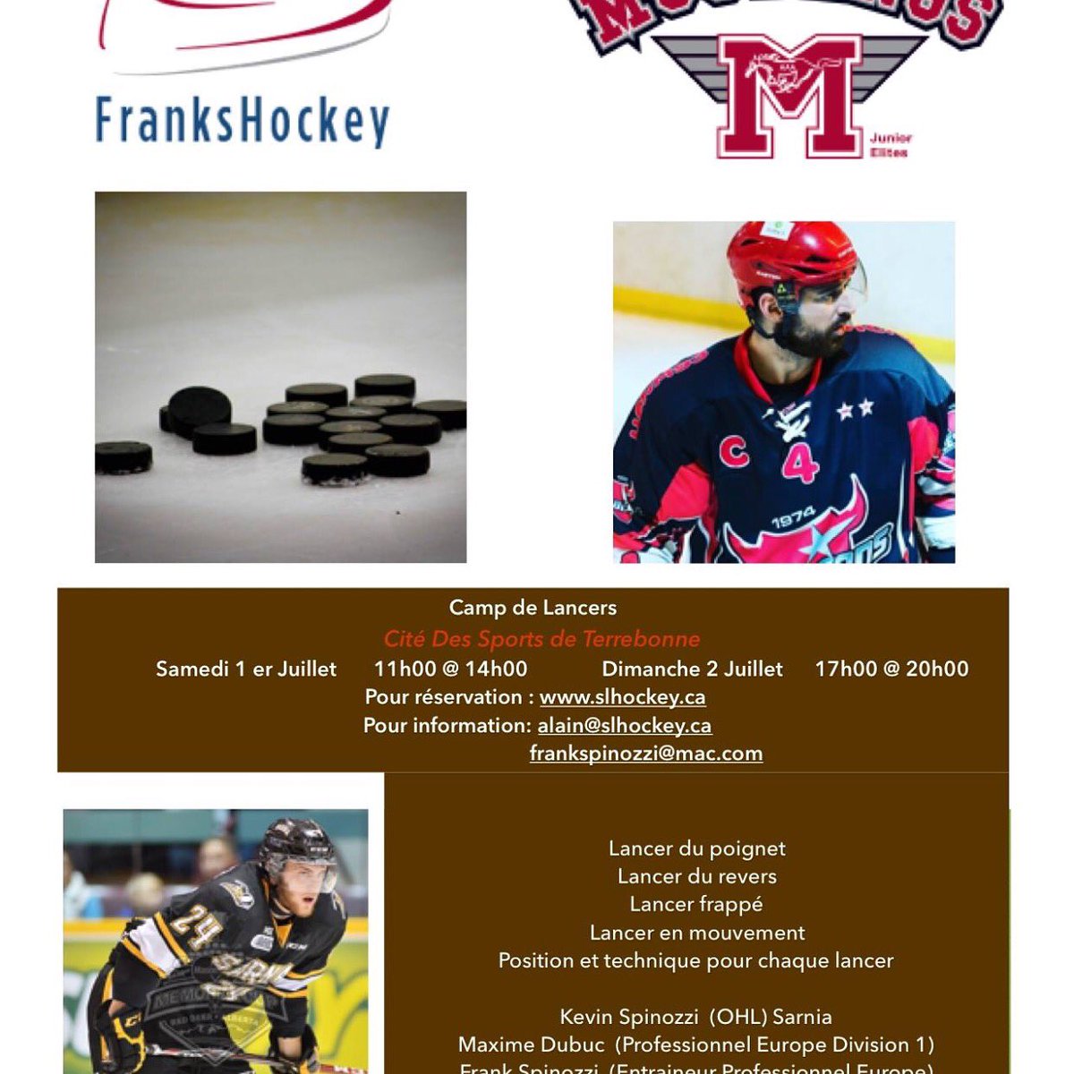 SLMustangs's tweet image. Camp de lancers à Terrebonne