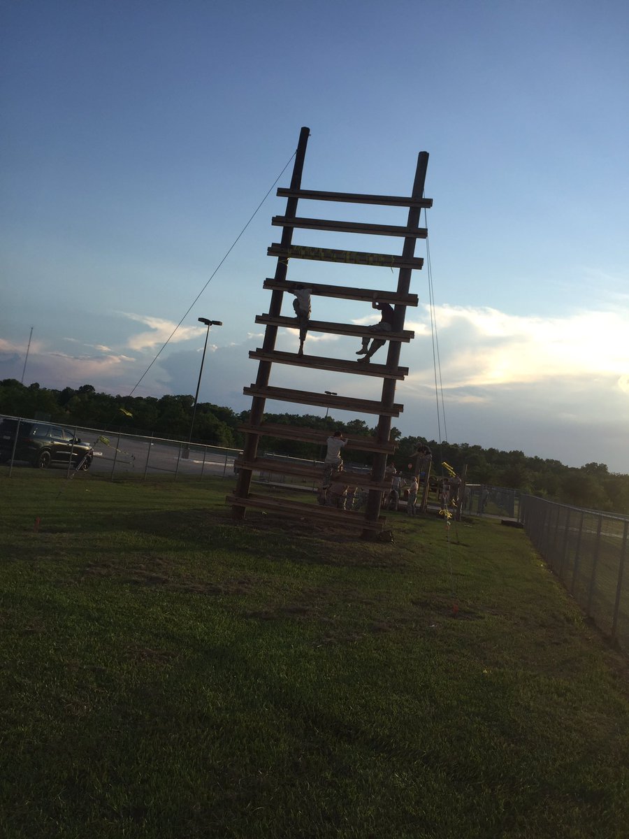 The confidence tower at JCLC.