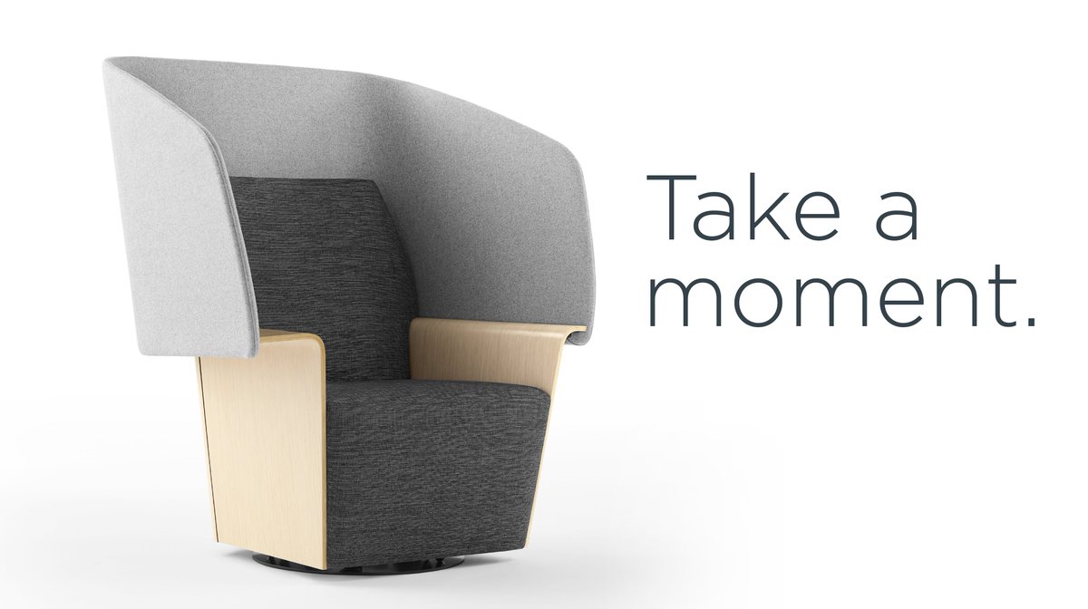 Allsteel's tweet image. We’d like to introduce you to Reflect, a retreat for solo or group work. #ReflectTogether #ReflectAway #NeoCon2016