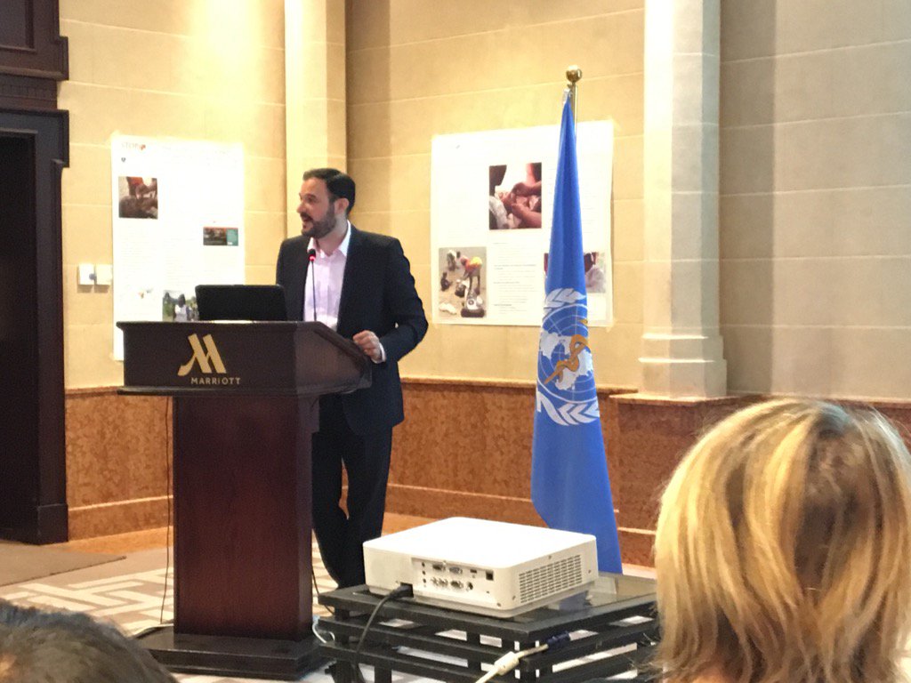 HelenMatzger's tweet photo. @MartinMengel speaks on #cholera surveillance &amp; epidemiology @SecGTFCC meeting - progress but always more questions https://t.co/JqwkyOMIxc