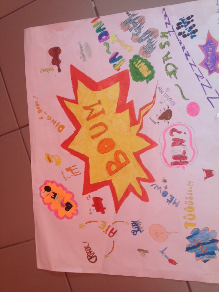 Voici l'œuvre que Aminata ,Lina et moi Garance avons faite. #Garance