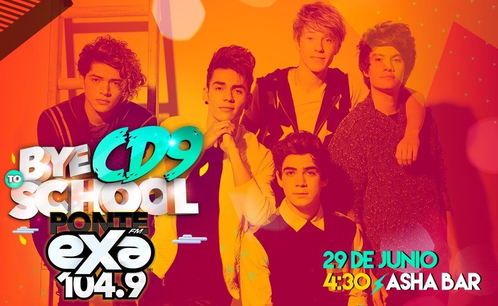 ExaFM's tweet image. #ByeToSchool está muy cerca y @CD9 tiene una gran #SorprExa para ti 🎉 ¡Gana tu PLAYERA de acceso en @WakeUpEnEXA!