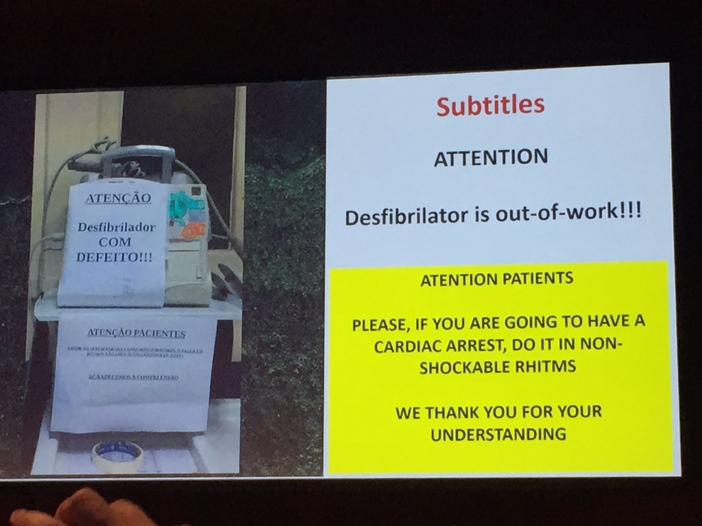 Thought provoking 'critical care out there' session showing it's always important to have sense of humour #smaccDUB