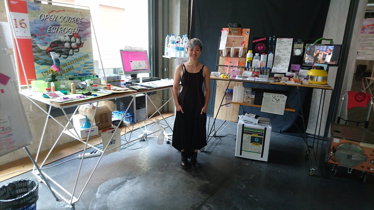 medialabMM's tweet photo. Mary from @DIYSECT Open Source Estrogen: the detection&amp;extraction of slow violence. great work at #interactivos16 https://t.co/Msl4vzst6v
