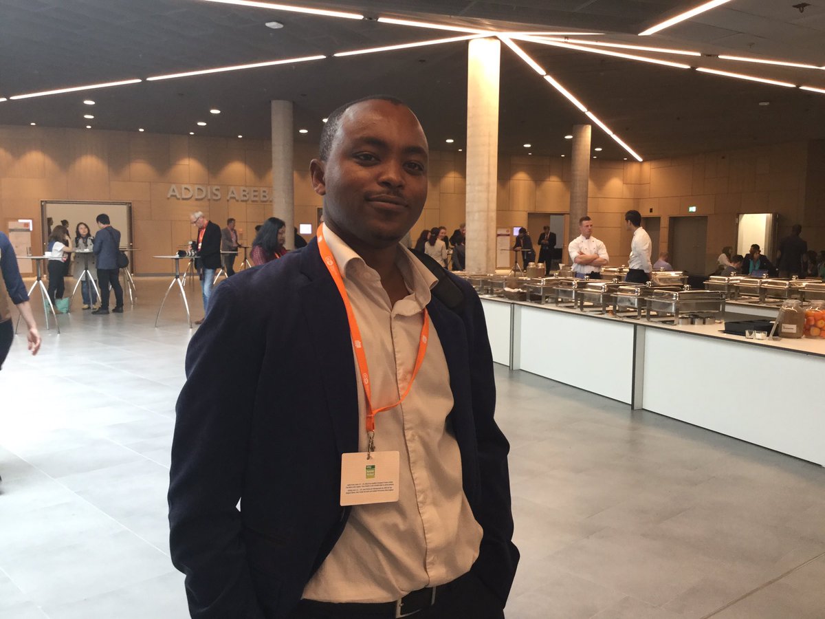DW_GMF's tweet photo. At #dw_gmf @AfriContent Yves Kayonga. Here to network &amp; find out what role media can play to spread African content https://t.co/cpm9RnmGT0
