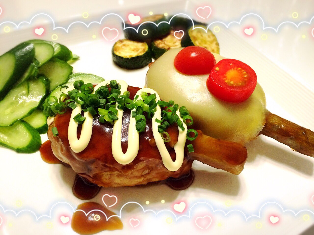 ちゃんひぃ 出来たー みきママの串まで食べられるごぼうつくね いただきます ちゃんひぃ 出来たー みきママの串まで食べられるごぼうつくね いただきます