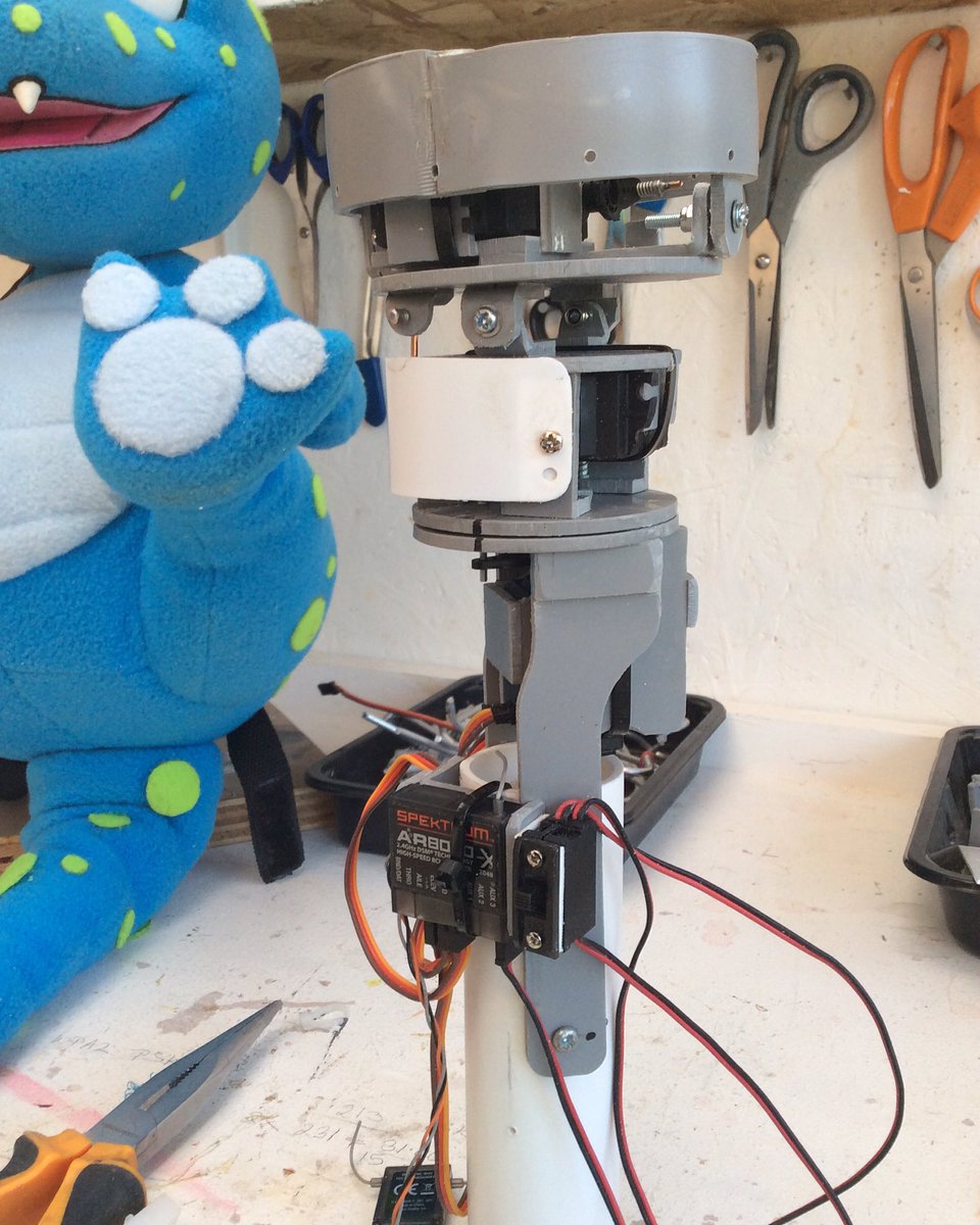 PeterPullon's tweet image. Animatronics ready to be fitted