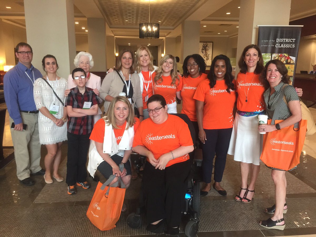 eastersealshq's tweet photo. Easterseals about to head over to Capitol Hill! #disabilitytogether https://t.co/cf2pmehODJ