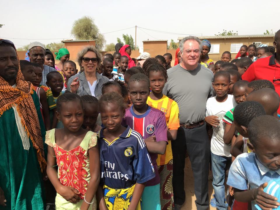 Notre directrice générale Pierrette Defoy-Dolbec et notre président Stéphane Galibois en mission au Sénégal.