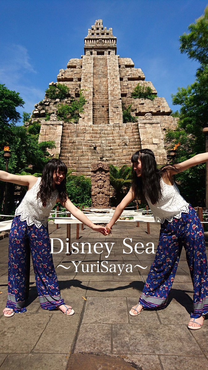 Petitrabbit2's tweet photo. ✔Disney Sea 11day🌴
✔️Roasted meat 12day🍖

2日間晴れて最高だった😎
さやとの念願のディズニーもう最高だった😍
また双子コーデして出かけようねさや！👯
焼き肉も美味しかった〜😙 https://t.co/8ShQlUUwOK