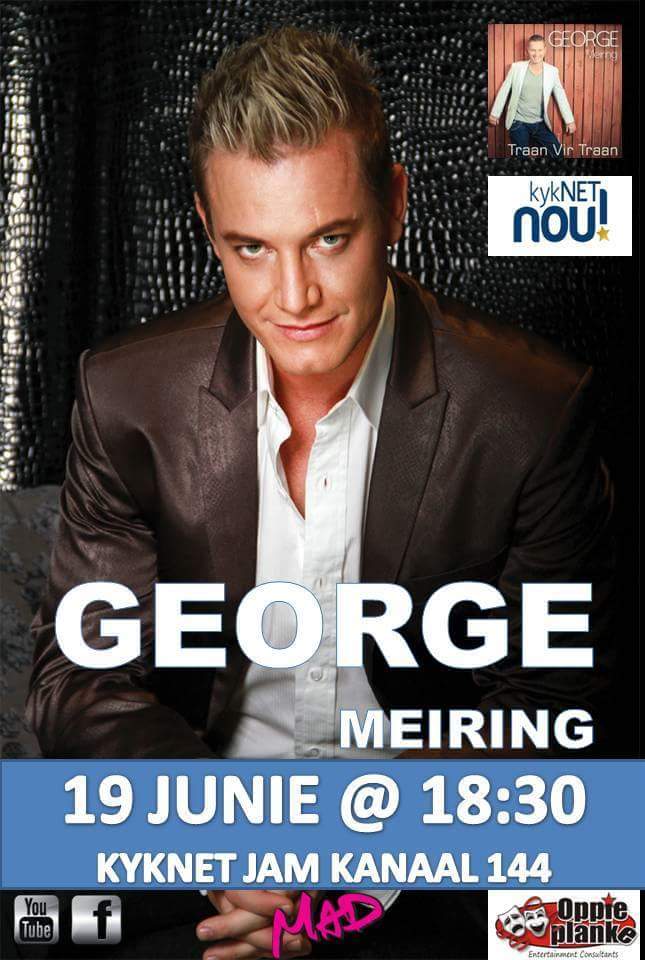 George_Meiring's tweet photo. 19 Junie op @JAM_kykNET @kykNETtv kanaal 144 https://t.co/AdRAXwBMrl