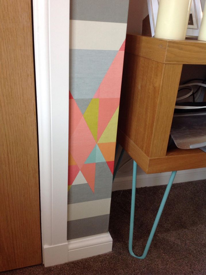 InvictaIronwork's tweet image. Our Duck Egg Hairpin Legs used in one of our customers creations! Don't they look great! PS. We love the wallpaper