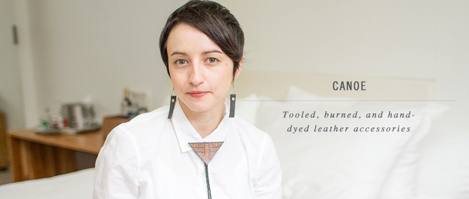 Natalie's work is inspired by “vintage workwear, well-worn boots, and Outlaw country music.” ow.ly/5kut301fino