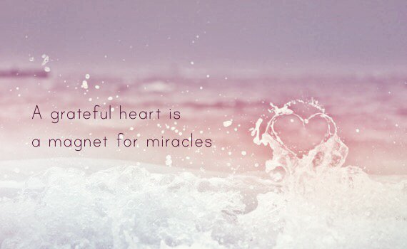 A #grateful heart is a magnet for miracles 💕 

What miracles are you attracting? #GratiTuesday