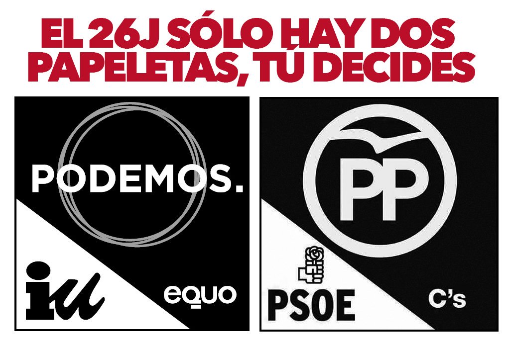 iu_pinto's tweet image. El #26j solo hay dos opciones, la gran coalición o la dignidad del pueblo #PorUnNuevoPais