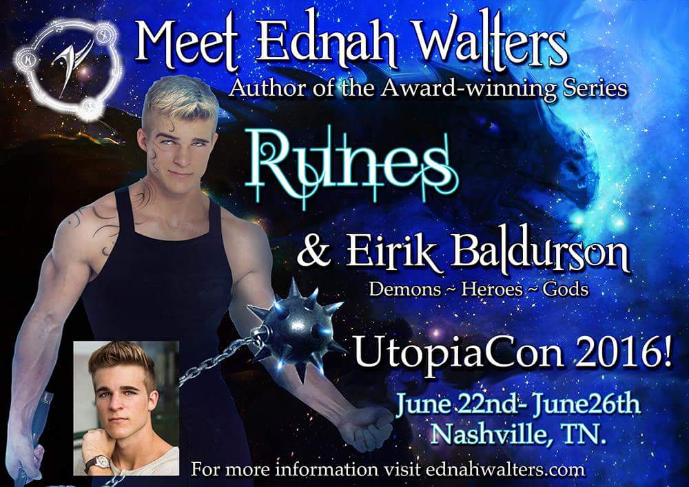 DevGraenenson's tweet photo. Enter the Runes world IRL. Meet Eirik Baldurson &amp; Ednah Walters #UTOPiA2016 #YALit #romance
https://t.co/8AUpCc4AXz https://t.co/GwUXs7A0kr