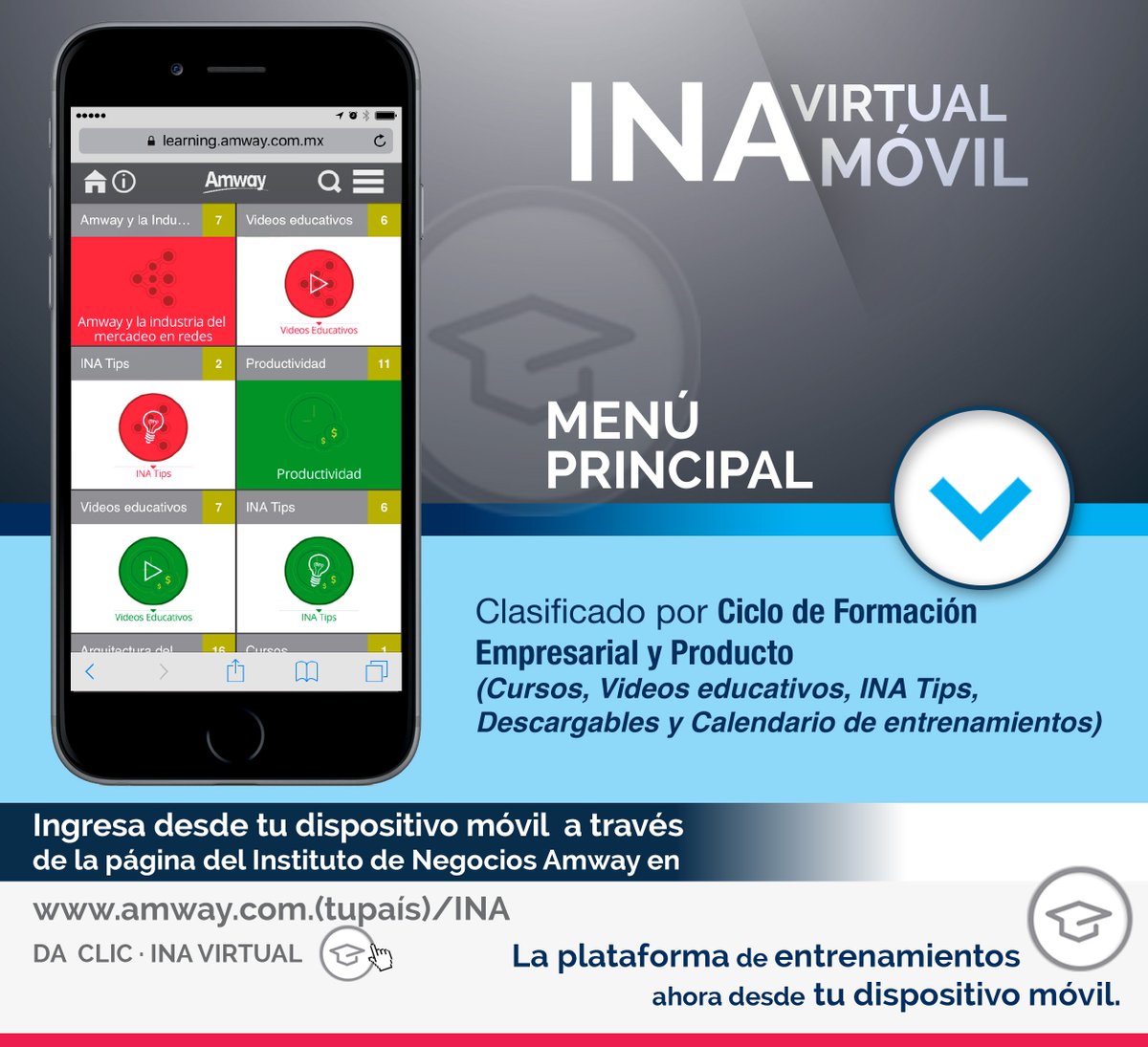 INAMWAY's tweet photo. Ingresa desde tu dispositivo a INA Virtual y capacítate con los más de 100 materiales disponibles. https://t.co/AOUbEqTdXG