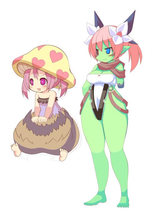 立ち絵のつもりで描いたもの キノコ追加 