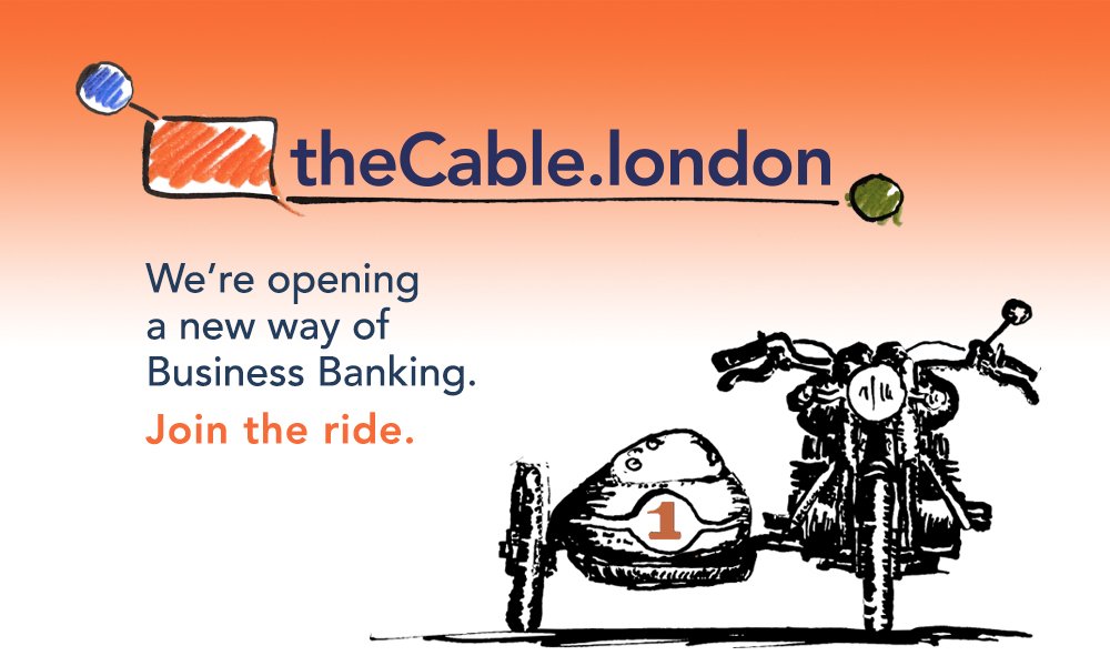 Your business account. Coming soon! Sign up now... theCable.london #fintech #businessbanking