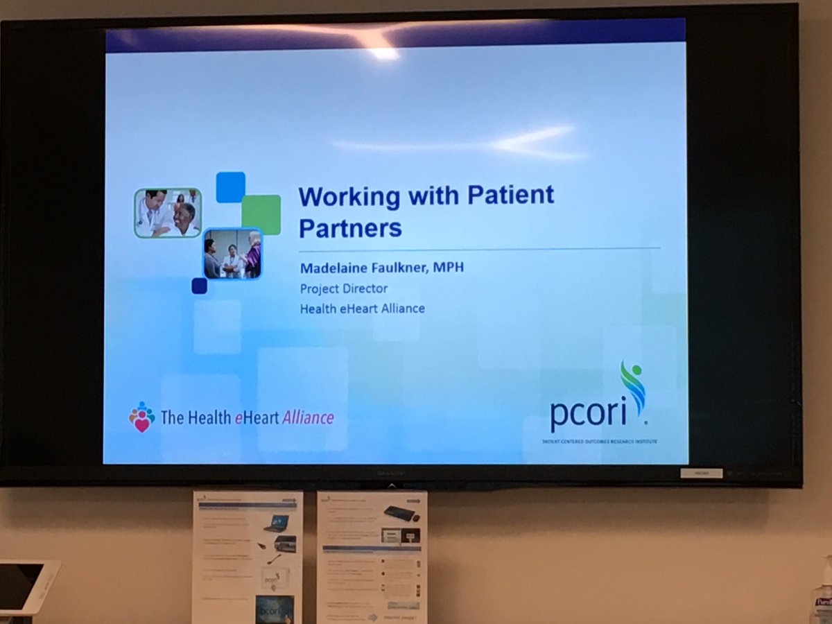 H_eHA's tweet photo. Working with #patient partners. #CVHCRG @PCORnetwork https://t.co/sbfpFV9XIV