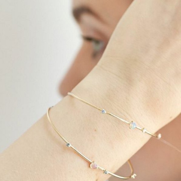 abchome's tweet image. pale blue moonstones to match those eyes. new @WWAKE_ jewelry, in our manhattan store. #abchome