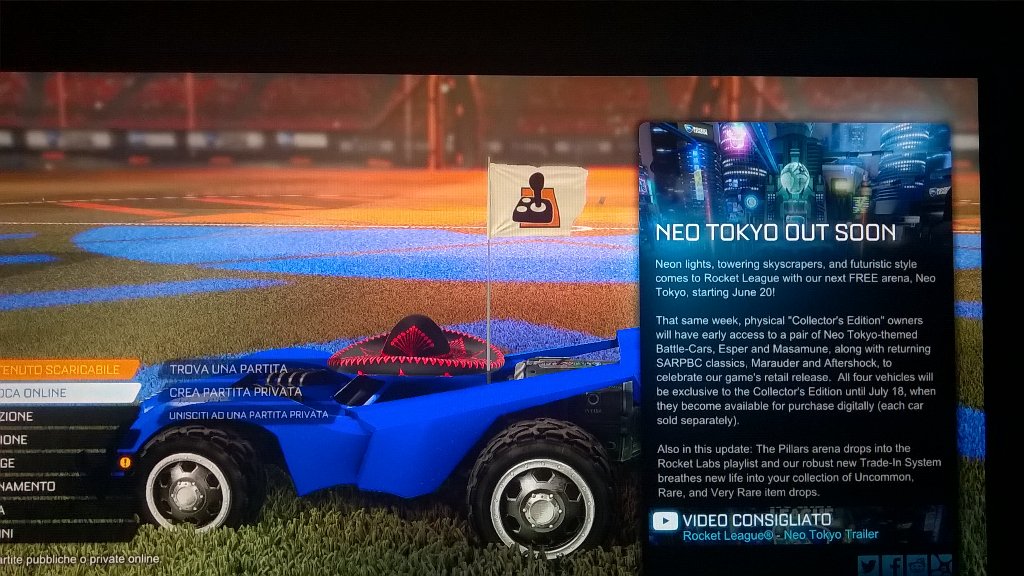 ZioMarioXD's tweet photo. Anche su Rocket League #RetroGamesTime !
#ILoveRetroGames #ZioMarioXDvs80s https://t.co/yzfUmubo5j