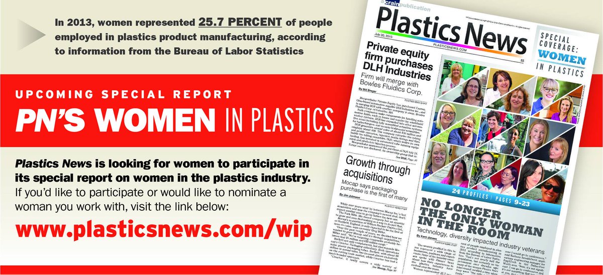 plasticsnews's tweet photo. We're putting the spotlight on interesting women in the plastics industry. Go to https://t.co/A0sziaUQzi https://t.co/JgGWHrEh2u