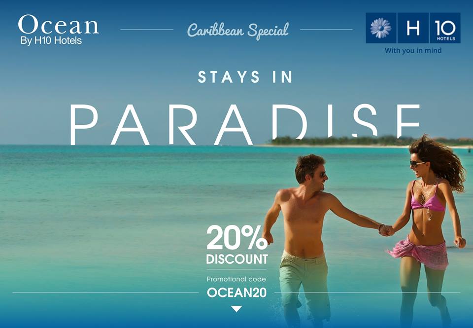 #CaribbeanSale Use promo code OCEAN20 when booking your stay at one our hotels to get 20% buff.ly/1rojrUL