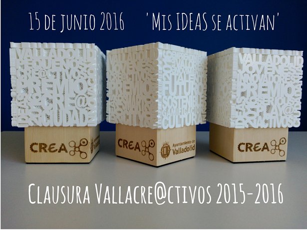 ideva_agencia's tweet photo. Mañana se clausura #Vallacre@ctivos, con premios a las mejores #ideas para #Valladolid de alumnos/as participantes https://t.co/VZrN6e1XaG