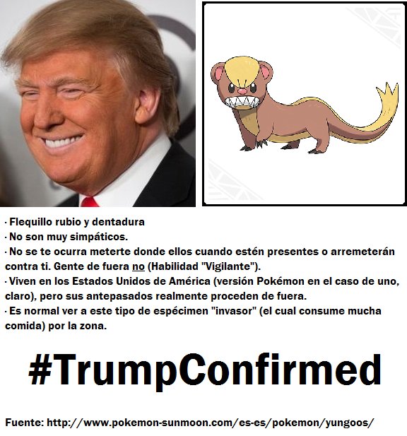 NdelGenesis's tweet photo. Desde luego GAME FREAK se lo ha currado.
#TrumpConfirmed https://t.co/FEkTRKQmnb