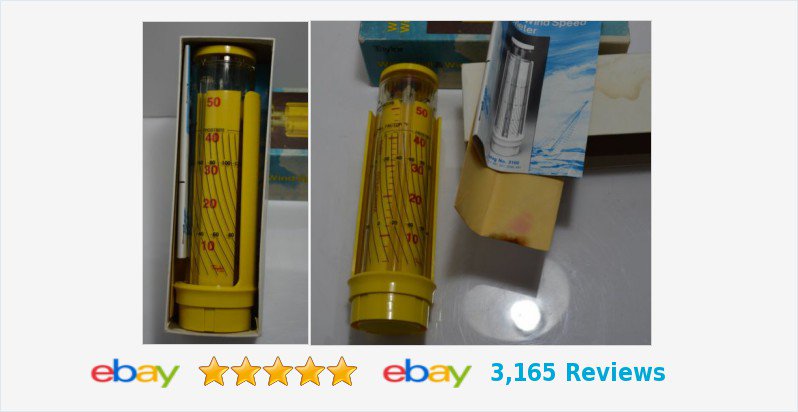 PinkieShops's tweet image. VINTAGE org box TAYLOR WIND CHILL &amp;amp; WIND SPEED METER 3100 - free US shipping
#WindMeter buff.ly/1tozVgV