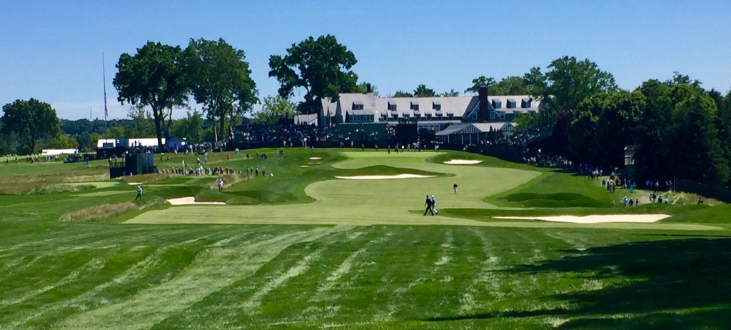 AlanHocknell's tweet image. The Oakmont setup for the US Open is spectacular test of golf!