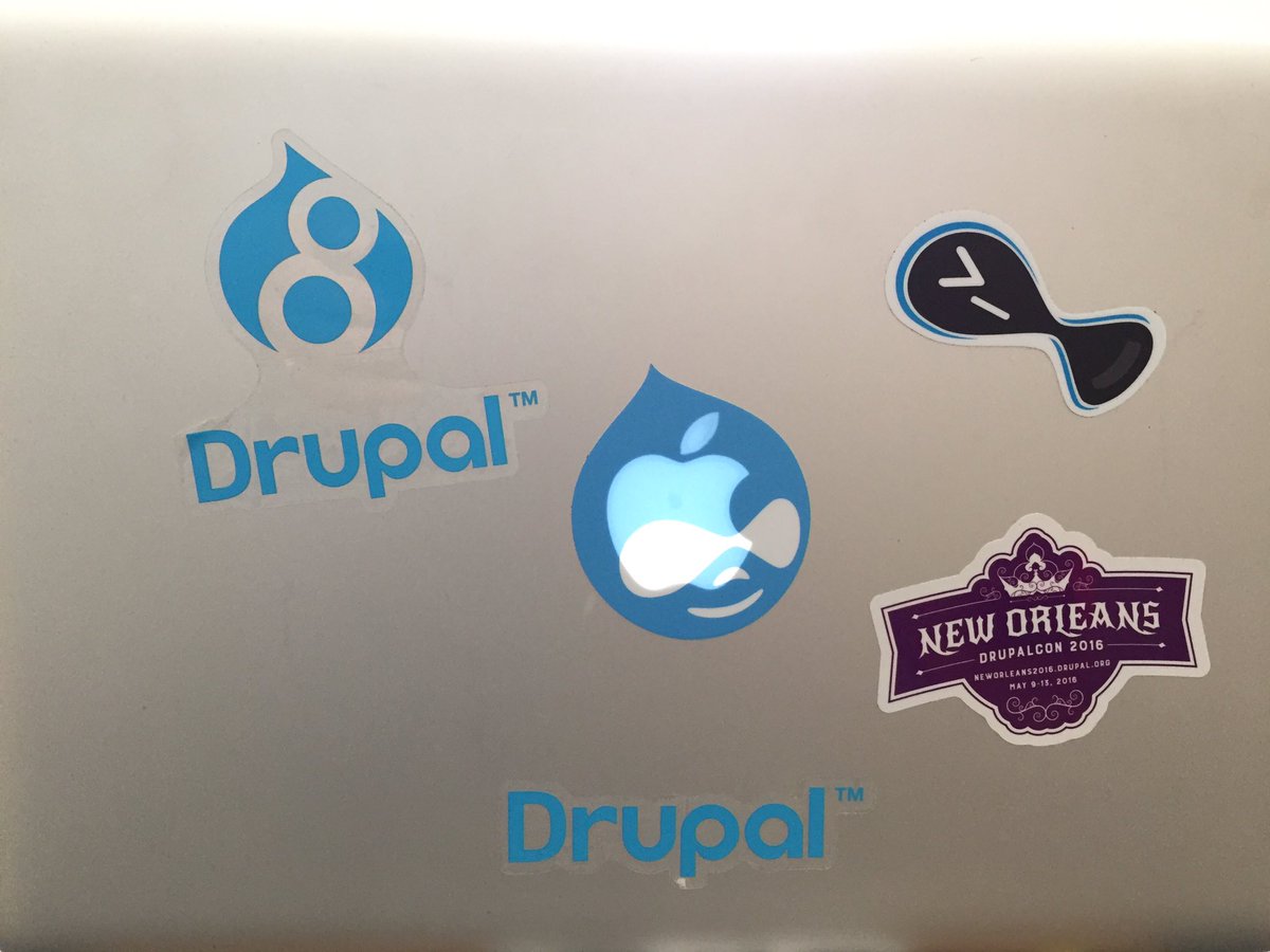 When the developers really like <a href="/drupal/">Drupal</a> ...