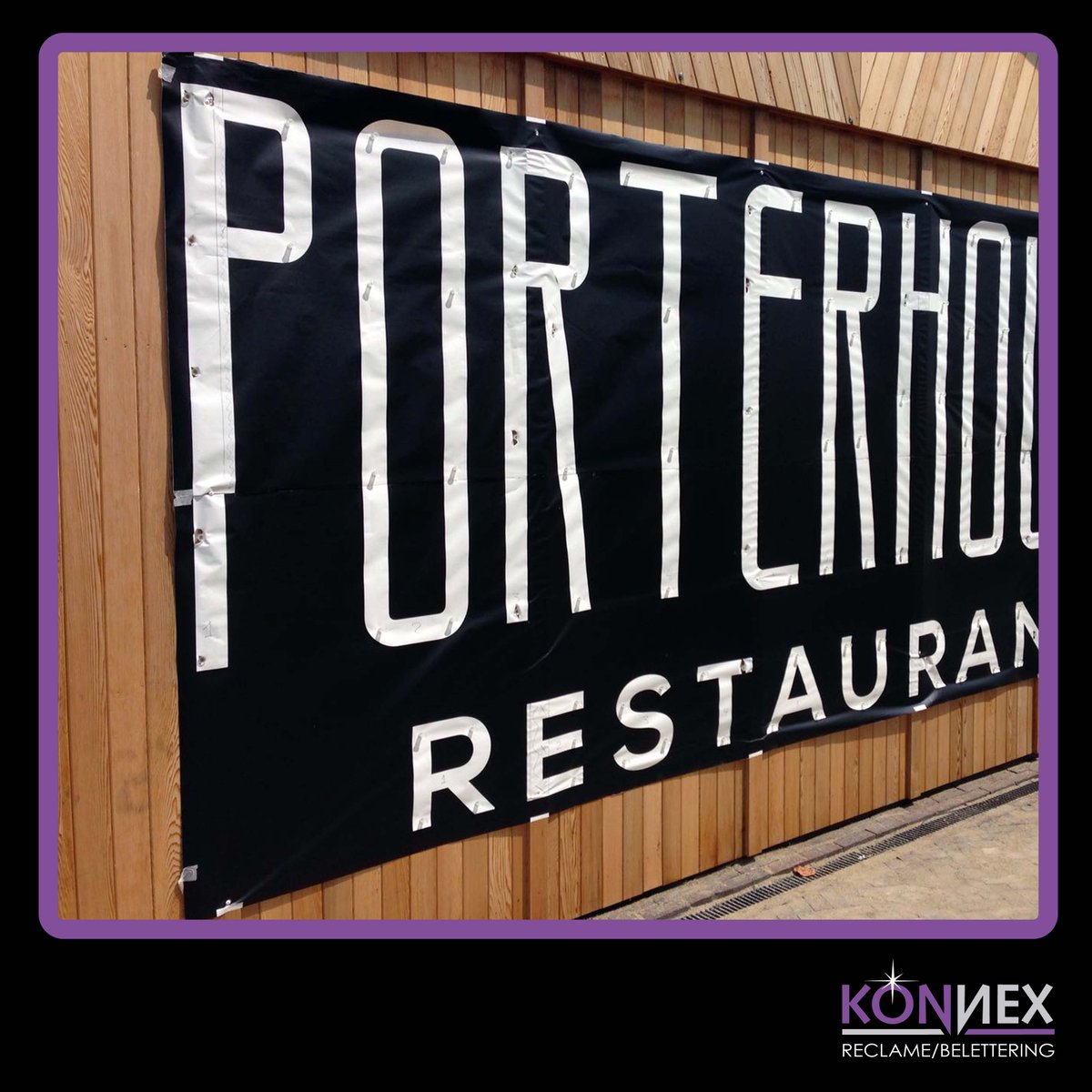 KONNEXRECLAME's tweet photo. Niemand kan nu nog om het gezellige sfeervolle #Restaurant #Porterhouse aan het water heen @JHNaarden #Freesletters https://t.co/YS19gkJmmc