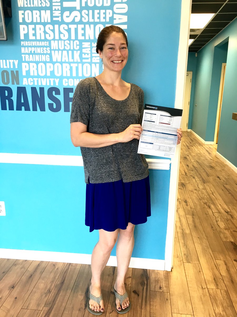 Transformat10n's tweet image. SUSTAINABLE progress doesn't happen overnight. Lara is down 12.4 lbs of fat since Jan. all while maintaining muscle!