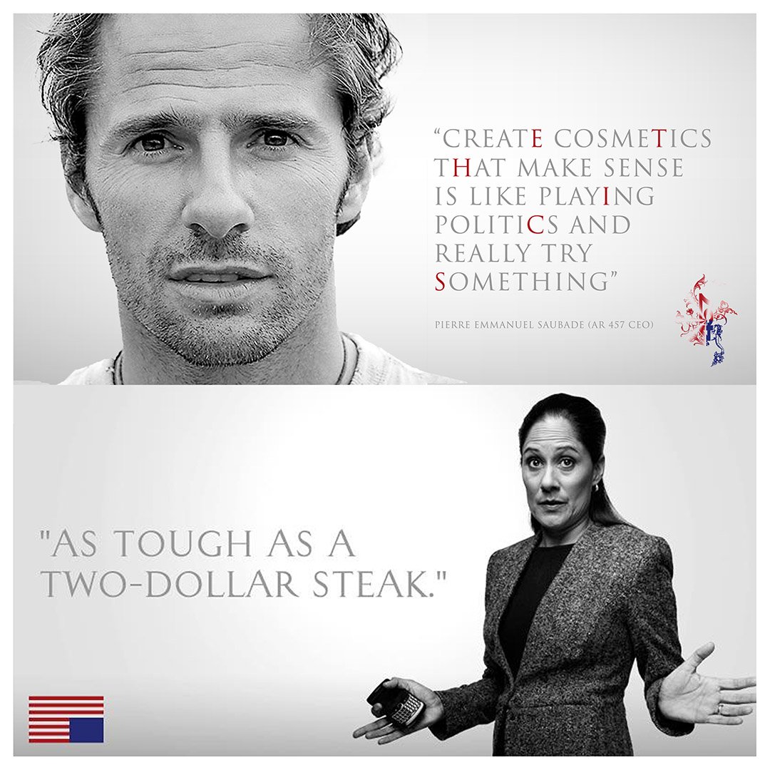 ar457_World's tweet photo. #ar457 loves to pay tribute to @HouseofCards and its amazing cast @sakinajaff https://t.co/ttvTBXJCHu #cosmetic https://t.co/53eDYo1dTZ