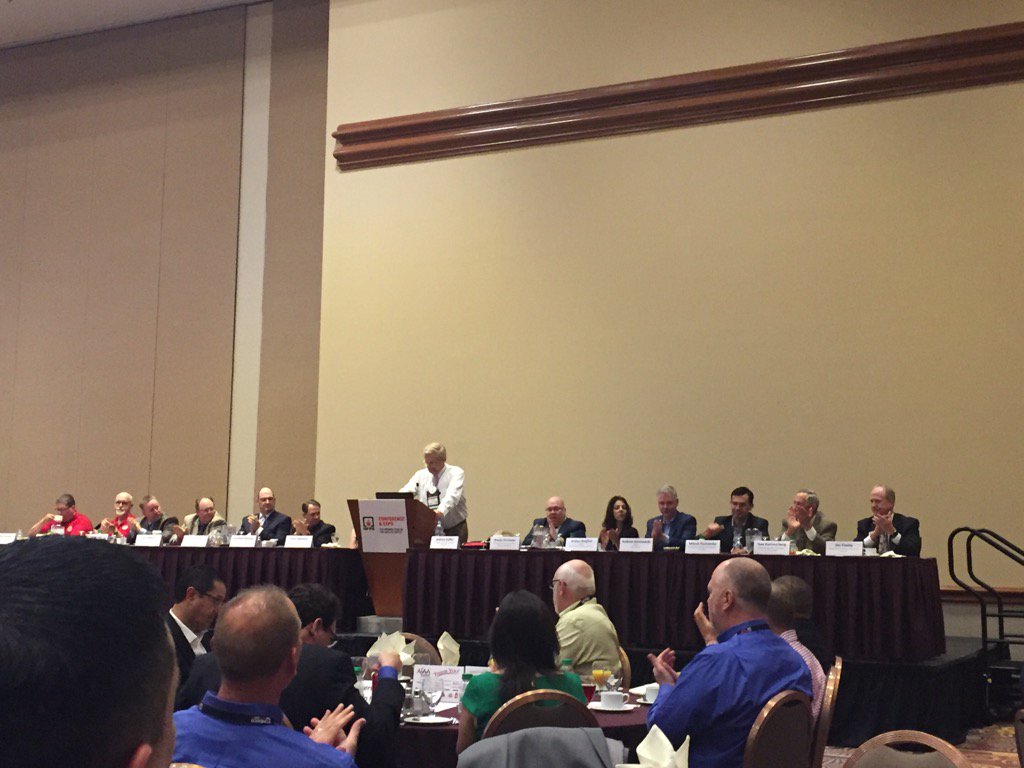 ntestaboston's tweet photo. SFPE President Puchovsky participates at @AFAA_ breakfast at #NFPAConf @SFPE_Inc @WPI https://t.co/Vm63AFpscp