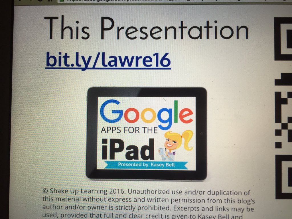 ShakeUpLearning's tweet photo. Resources from my Lawrence presentations today. https://t.co/HyDr1bc7C2
