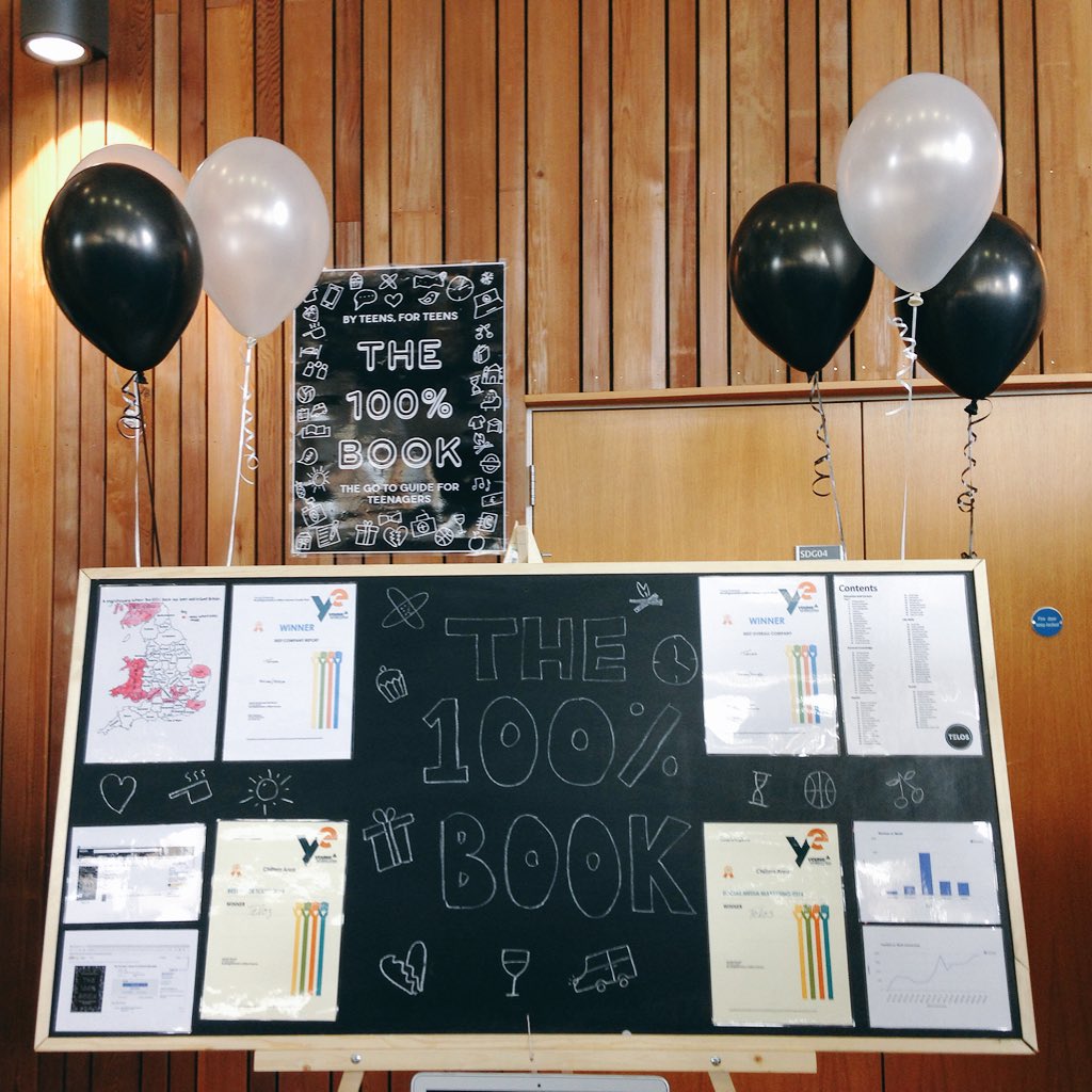 the100book's tweet photo. We are here!! .@youngenterprise  @UniofReading https://t.co/V4E4yVL48D
