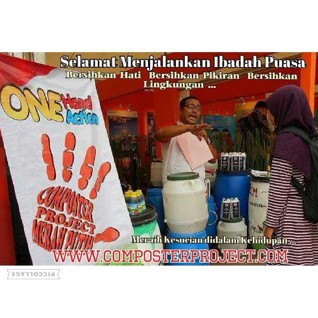 Ramadhan bersama tukang sampah berdasi