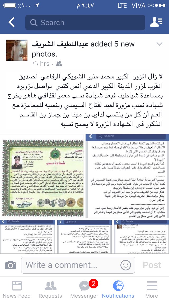ظهر مؤخرا إدعاء أن عبدالفتاح السيسي من الأشراف الجمامزة وهو باطل وتزوير وقد نفى الشريف عبداللطيف الجمازي هذا الادعاء