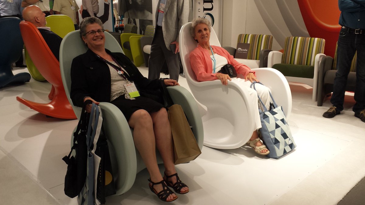 sarahcolandro's tweet photo. And the winner for the most relaxing booth goes to Norix! Please like & repost... #RockSmart #ASIDNeocon https://t.co/796gWIXfh0
