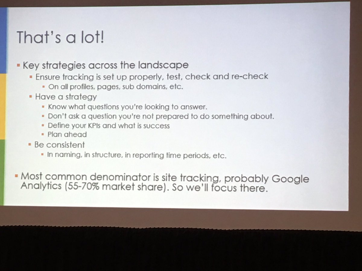 clifannp's tweet photo. Tracking, Analytics &amp; Reporting. Covers the why as well as the how! #TACCM2016 -- @clifannp https://t.co/akMBApVzRu