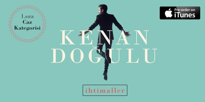 kenandogulu's tweet photo. “İhtimal” iTunes en iyi şarkılar listesi, caz kategorisinde 1. sırada! Dinlemeyenler için: https://t.co/MSDqt6fug7 https://t.co/nMnF0TohJc