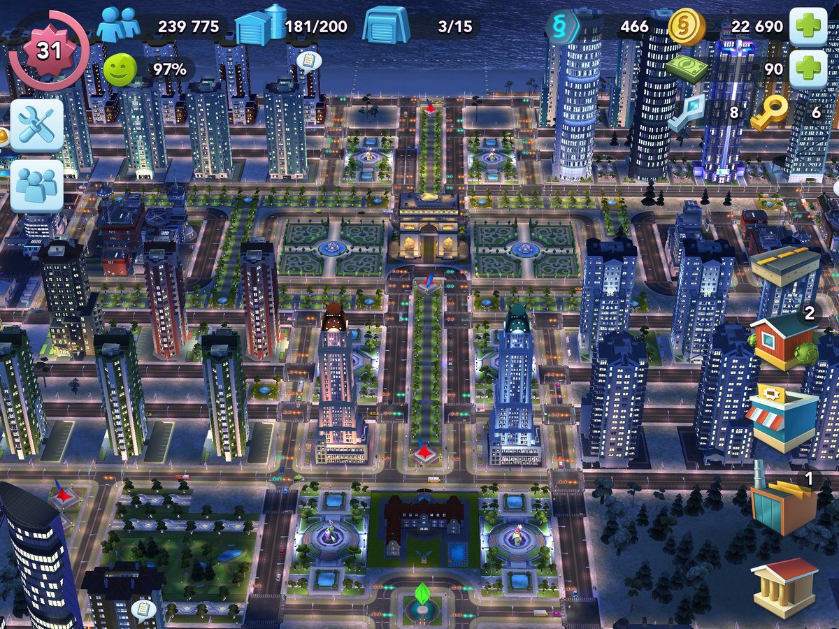 best layout simcity buildit