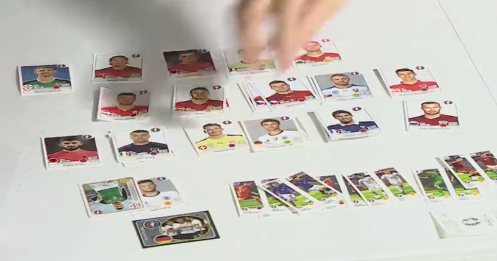 TheSunFootball's tweet image. Watch us LIVE try and fill in the #Euro2016 @OfficialPanini sticker book in one hour! thesun.uk/6016BtHla