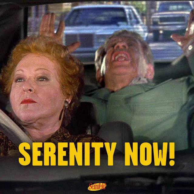 “The Serenity Now” is on #Seinfeld tonight! https://t.co/v1A8EoA6JT