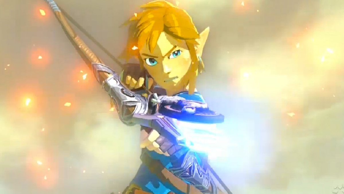 HELLBRUISER's tweet photo. New format for Zelda? Interesting. WORDS?! Kite flying?! Horses?! Climbing? #nintendofanforever #NintendoE3 https://t.co/lxtAFhFHX5